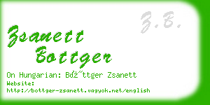 zsanett bottger business card